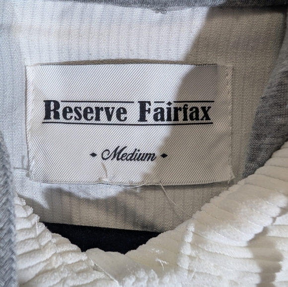 Reserve Fairfax Cropped Hooded Jacket Green/White Size Medium - Picture 2 of 10